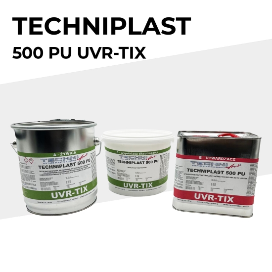 TECHNIPLAST 500 PU UVR-TIX żywica na piony do kamiennego dywanu