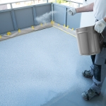Posadzka poliuretanowa z piaskiem w technologii TECHNIArt FLOOR SYSTEM 500 PU (gr. ok 1-2 mm)