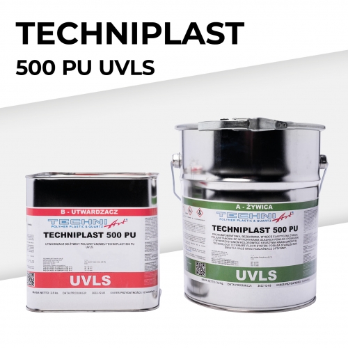 TECHNIPLAST 500 PU UVLS  bezbarwna żywica poliuretanowa o długotrwałej ochronie przed promieniowaniem UV