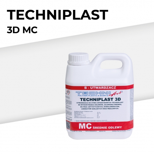 TECHNIPLAST 3D- MC przezroczysty utwardzacz do żywicy epoksydowej do wykonywania odlewów