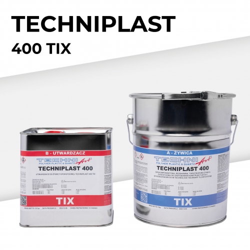 TECHNIPLAST 400 TIX – tiksotropowa żywica epoksydowa do zastosowań wykończeniowych i konstrukcyjnych