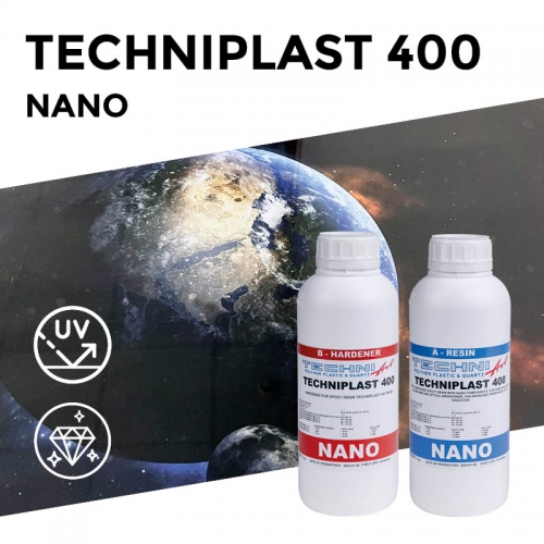 TECHNIPLAST 400 NANO - przezroczysta żywica epoksydowa o wysokim połysku i zdolności do samoregeneracji